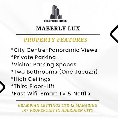 Maberly Lux - Grampian Lettings Ltd Apartment Aberdeen Luaran gambar